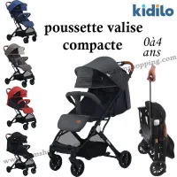 Poussette valise compacte pour bébé | kidilo
