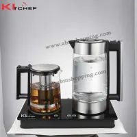 Bouilloire électrique 2en1 Bras Inox |Kitchef (F) 