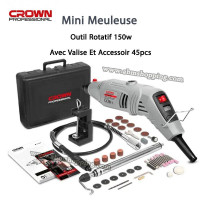أدوات-مهنية-mini-meuleuse-150w-outil-rotatif-crown-دار-البيضاء-الجزائر