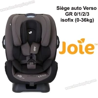 Siège auto Verso GR 0 1 2 3 isofix 0 à 36kg  JOIE
