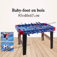 Baby foot en bois avec 8 bras 91x46x65cm