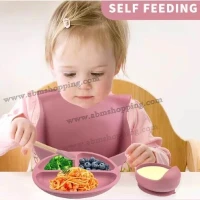Ensemble de Vaisselle en Silicone 7 pcs pour Bébè