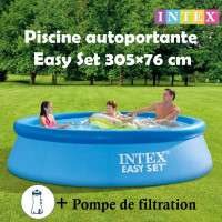 jouets-piscine-autoportante-easy-set-305x76cm-avec-pompe-de-filtration-intex-bordj-el-kiffan-alger-algerie