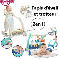 Tapis d'éveil et trotteur 2 en 1 | huanger