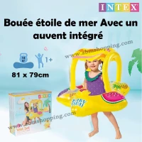 Bouée étoile de mer Avec un auvent intégré 81x79cm | INTEX(  Facturation Disponible )