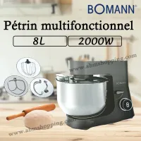 Pétrin multifonctionnel 8L 2000W | BOMANN
