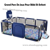 Parc de Jeux Multisport pour bébé et enfant + 15 balles 230x120x105cm (F) 