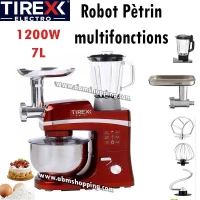 Robot pétrin multifonctions 1200W 7L _ Tirex