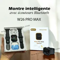 Montre intelligente avec écouteurs Bluetooth W26 PRO MAX