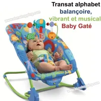 Transat alphabet balançoire vibrant et musical - Baby Gaté