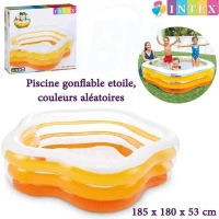 Piscine Gonflable Etoile, Couleurs Aléatoires 185 x 180 x 53 cm INTEX