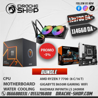 processeur-combo-amd-ryzen-7-7700-carte-mere-gigabyte-b650m-gaming-wifi-wc-raidmax-infinita-ls-240mm-oran-algerie