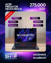 Laptop Acer Predator 2K I9 13900HX RTX 4060 8GB Ram 16GB DDR5 SSD 1Tb