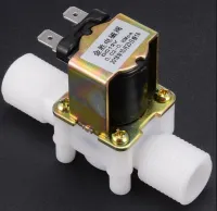 lectric Solenoid valve Magnetic DC 12V N/C Water Air Inlet flow switch 1/2" N/C. electrovanne