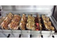 Rotissoire a la braise structure en inox
