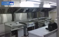 hotte d'extraction restaurant en inox 