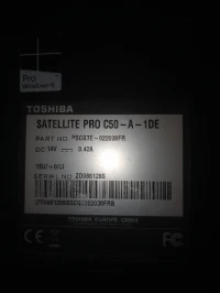 Toshiba satellite pro 