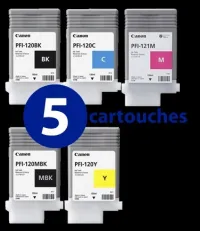 PACK DE CARTOUCHES TRACEUR CANON TM-350