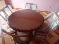 طاولات-الطعام-table-a-manger-ronde-en-bois-hetre-4-chaises-قورصو-بومرداس-الجزائر