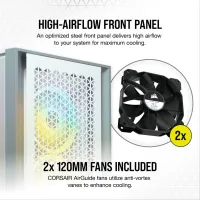 Boitier Corsair 4000D AIRFLOW Tempered Glass white