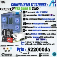 CONFIG PC GAMING INTEL CORE I7 14700KF AVEC RTX 4080 16GB GIGABYTE AERO WHITE 