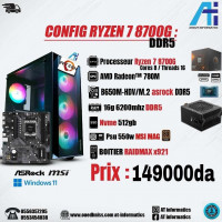 unites-centrales-config-pc-ddr5-amd-ryzen-7-8700g-radeon-780m-bab-ezzouar-alger-algerie