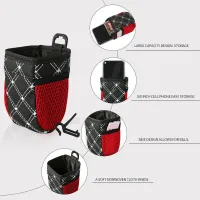Sac de rangement en cuir voiture