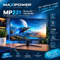 ECRAN MAXIPOWER 22" 120Hz