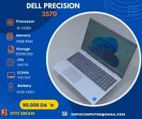 LAPTOP DELL PRECISION 3570 I5-1235P 16G 512G SSD 15,6".