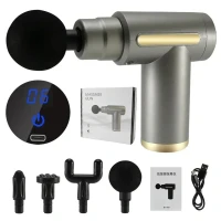 Pistolet de massage musculaire facial , masseur à percussion, pour le corps, dos, cou, jambes