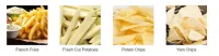 Ligne de production de frite surgelé & chips de pomme de terre