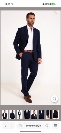بدلات-و-بليزر-costume-neuf-made-in-france-armand-thierry-veste-taille-58-pantalon-50-قديل-وهران-الجزائر