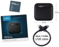 DISQUE DUR SSD  EXTERNE HIKVISION CRUCIAL  512 GB / 01 TB 