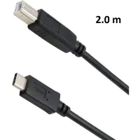 CABLE TYPE C POUR IMPRIMANTE 2M