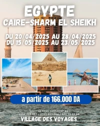 Voyage organise a Caire & Sharm El Sheikh 