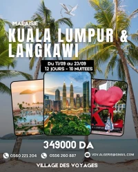 voyage organise a Malaisie ( kuala lumpur & langkawi ) 