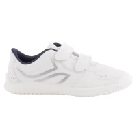 BASKETS À SCRATCH ARTENGO ENFANT - TS 100 JR BLANC