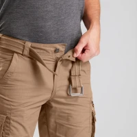 PANTALON CARGO DE TREK VOYAGE - TRAVEL 100 MARRON HOMME
