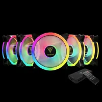  Pack Ventilateurs GAMDIAS AEOLUS M2 - 4 x 120 mm RGB ( BLACK AND WHITE )