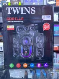 Haut de Parleur TWINS GORILLA Home Cinema BT/SD CARD/FM/AUX/USB 6800W
