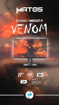 Monitor MATOS MSG27-F1 VENOM IPS 165Hz 27''