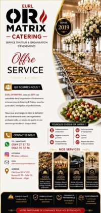 hotellerie-restauration-salles-eurl-or-matrix-traiteur-bab-ezzouar-alger-algerie