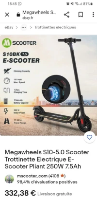 Trotinette electrique 
