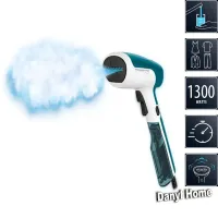 DEFFROISSEUR Vapeur Portatif 1300W ACCESS STEAM FIRST  Blanc et bleu