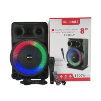 HAUT PARLEUR BLUTOOTH LED 1200W AVEC MICRO RX-8136W
