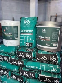 Mortiers spéciaux, vernis et peintures industriels