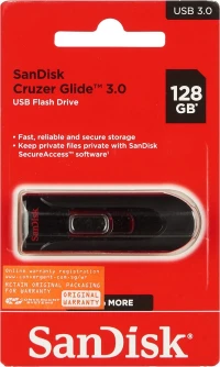 SanDisk Cruzer Glide 3.0 USB Flash Drive 128 GB