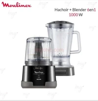 Hachoir+ blender 6en1 1000W Moulinex 