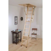 Escalier escamotable pliable en bois