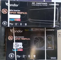 INSTALATION & VENTE DE CLIMATISEURS CONDOR INVERTER SUPER TROPICAL 12000 BTU  a 74990 da